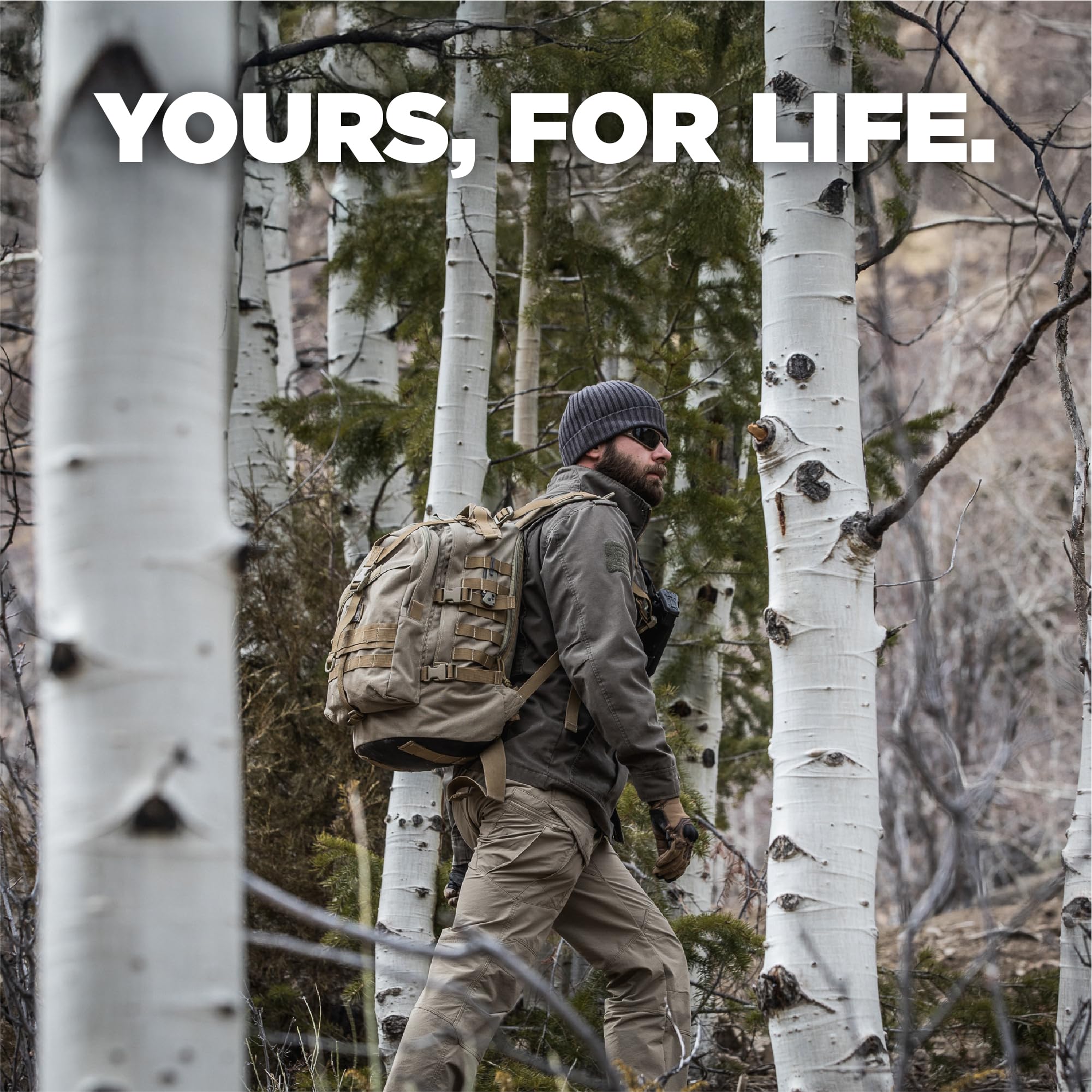 Benchmade - Bailout Tactical EDC Knife, Plain Edge, Tanto Blade with Crater Blue Aluminum Handle (537FE-02) - Image 10