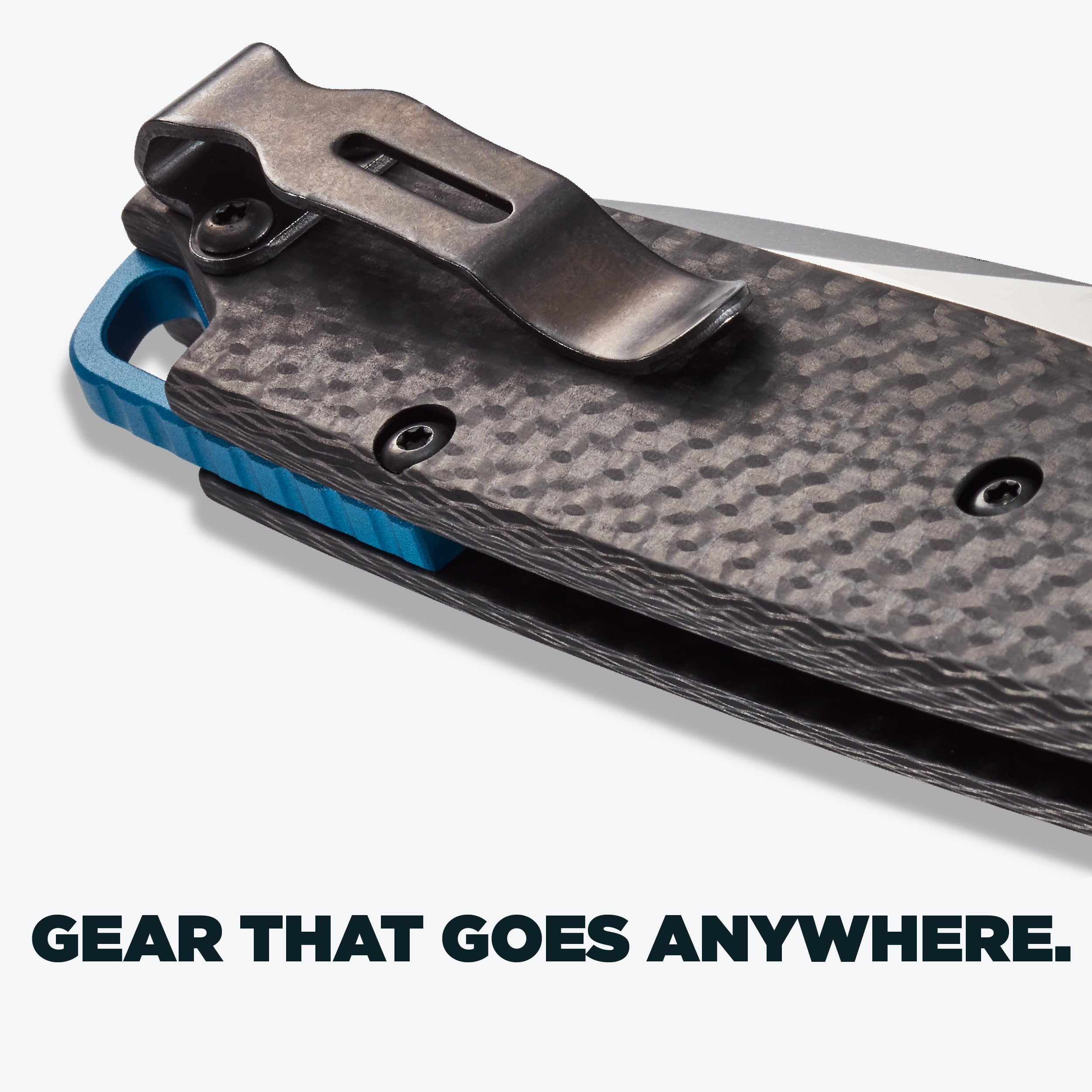 Benchmade - Bugout Outdoor EDC Folding Knife, Slim, Lightweight, Drop-Point Blade, Carbon Fiber (535-3) - Image 4