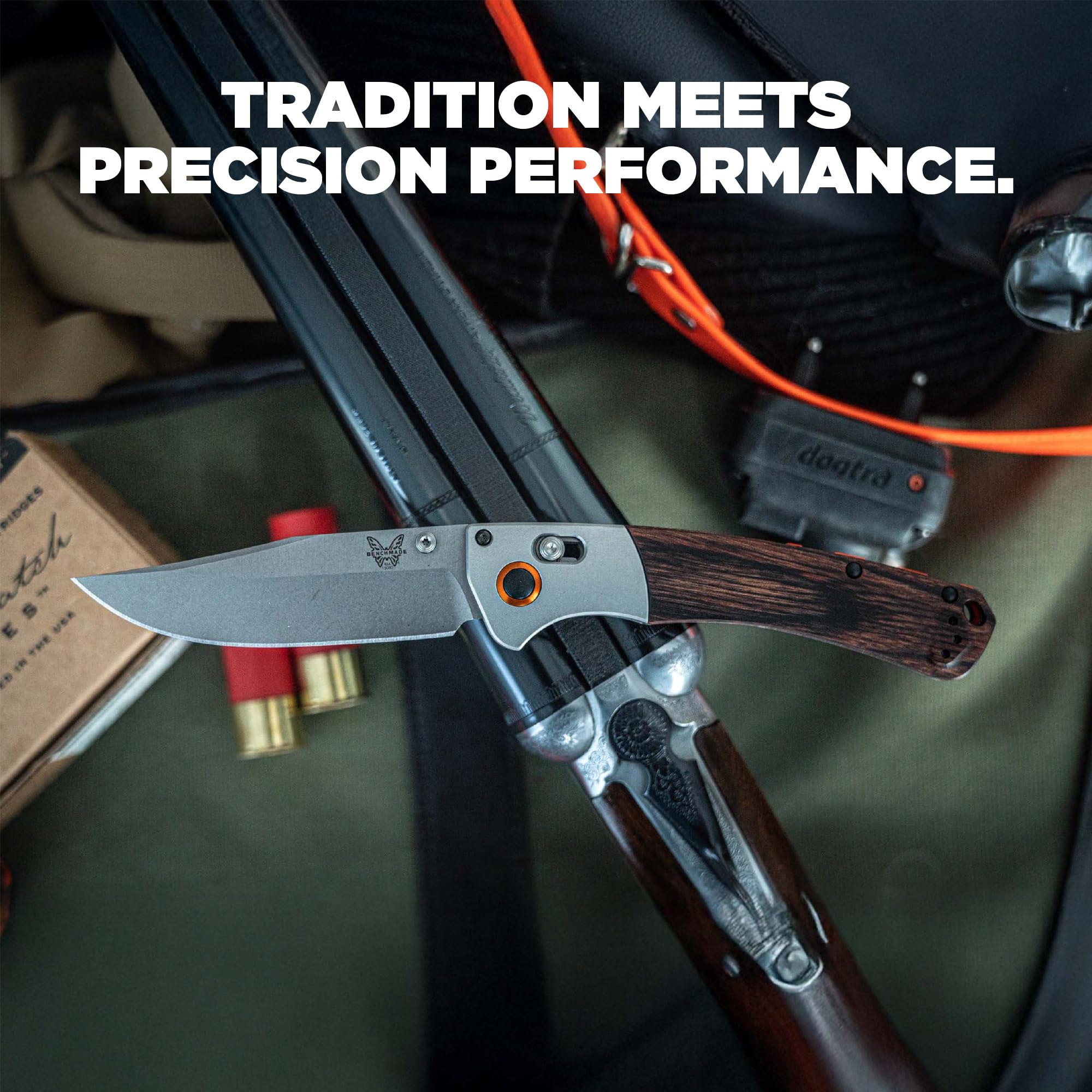 Benchmade - Crooked River 15080 EDC Knife with Gray Aluminum & Wood Handle (15080-2) - Image 6