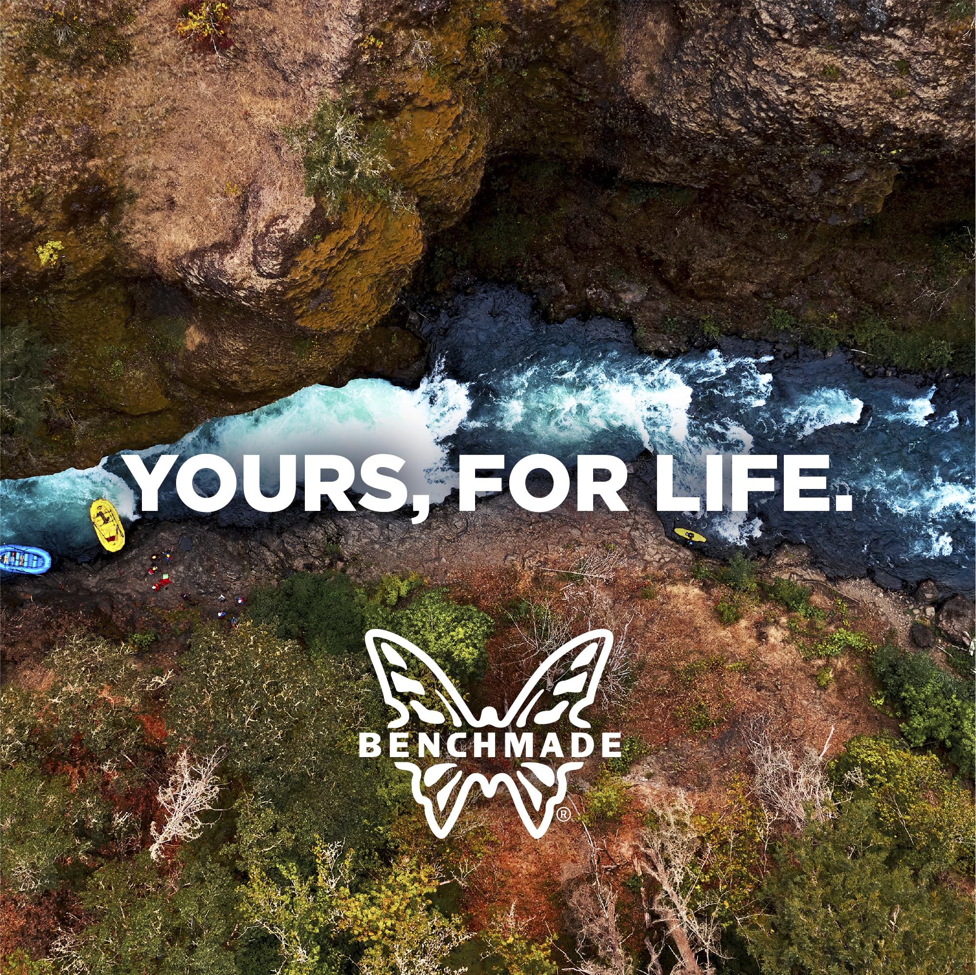 Benchmade - Fishcrafter Outdoor, Water, Fishing Knife with Depth Blue Santoprene Handle and 7" Trailing Point Blade (18010) - Image 4