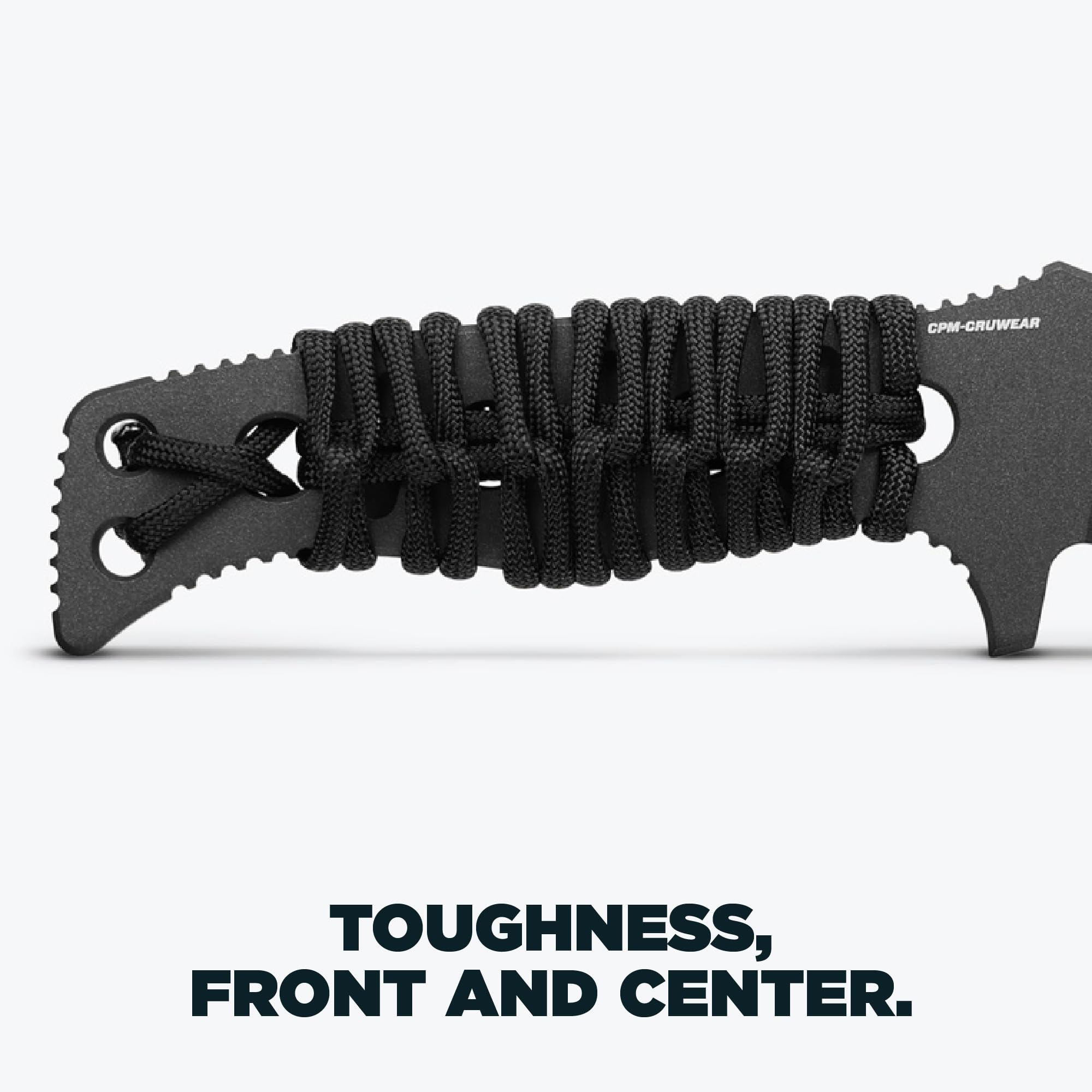 Benchmade - Fixed Adamas Tactical Knife, Drop-Point Blade with Black Paracord Handle (375BK-1) - Image 4
