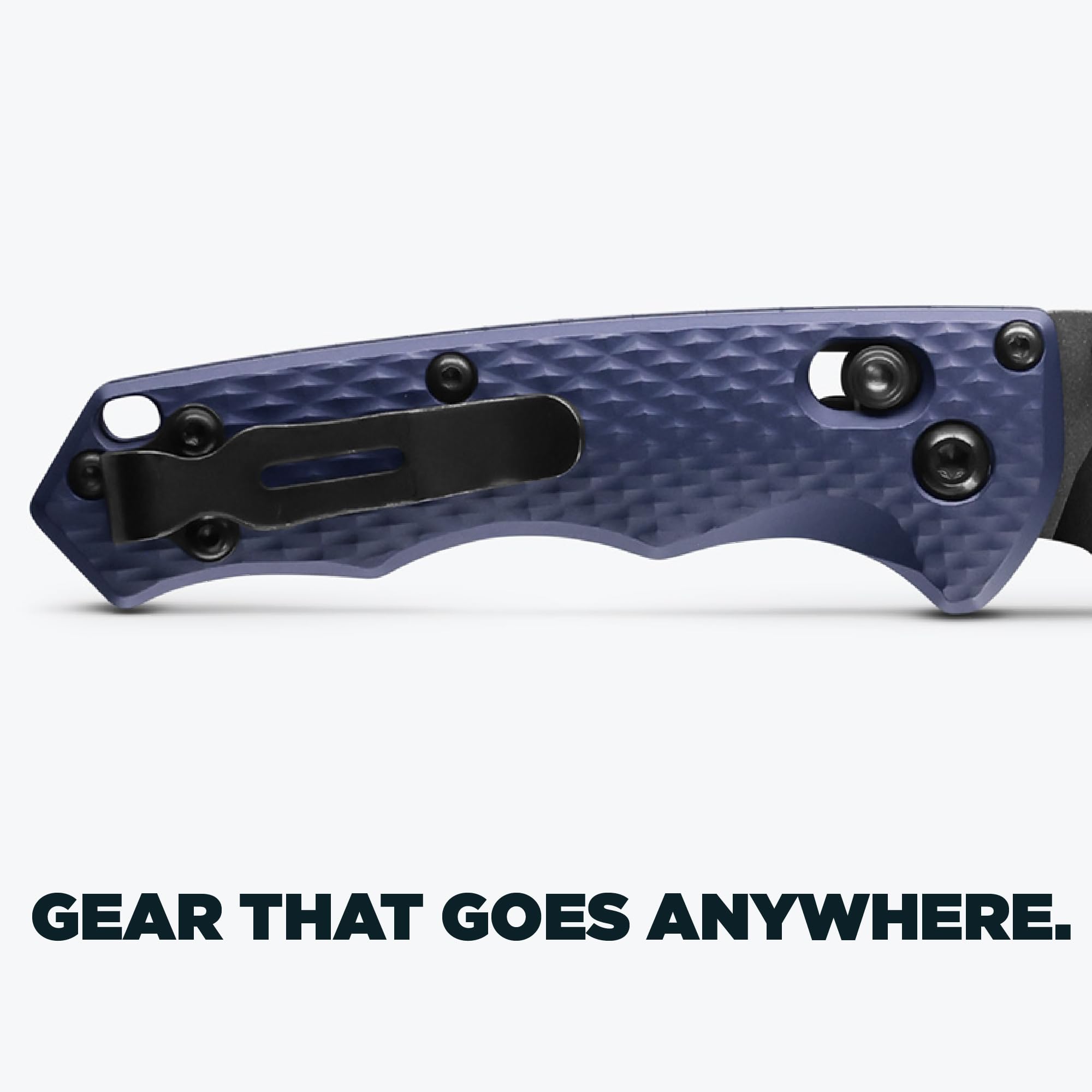 Benchmade - Full Immunity Tactical, Every Day Knife, Wharncliffe Blade with Crater Blue Aluminum Handle (290BK) - Image 4