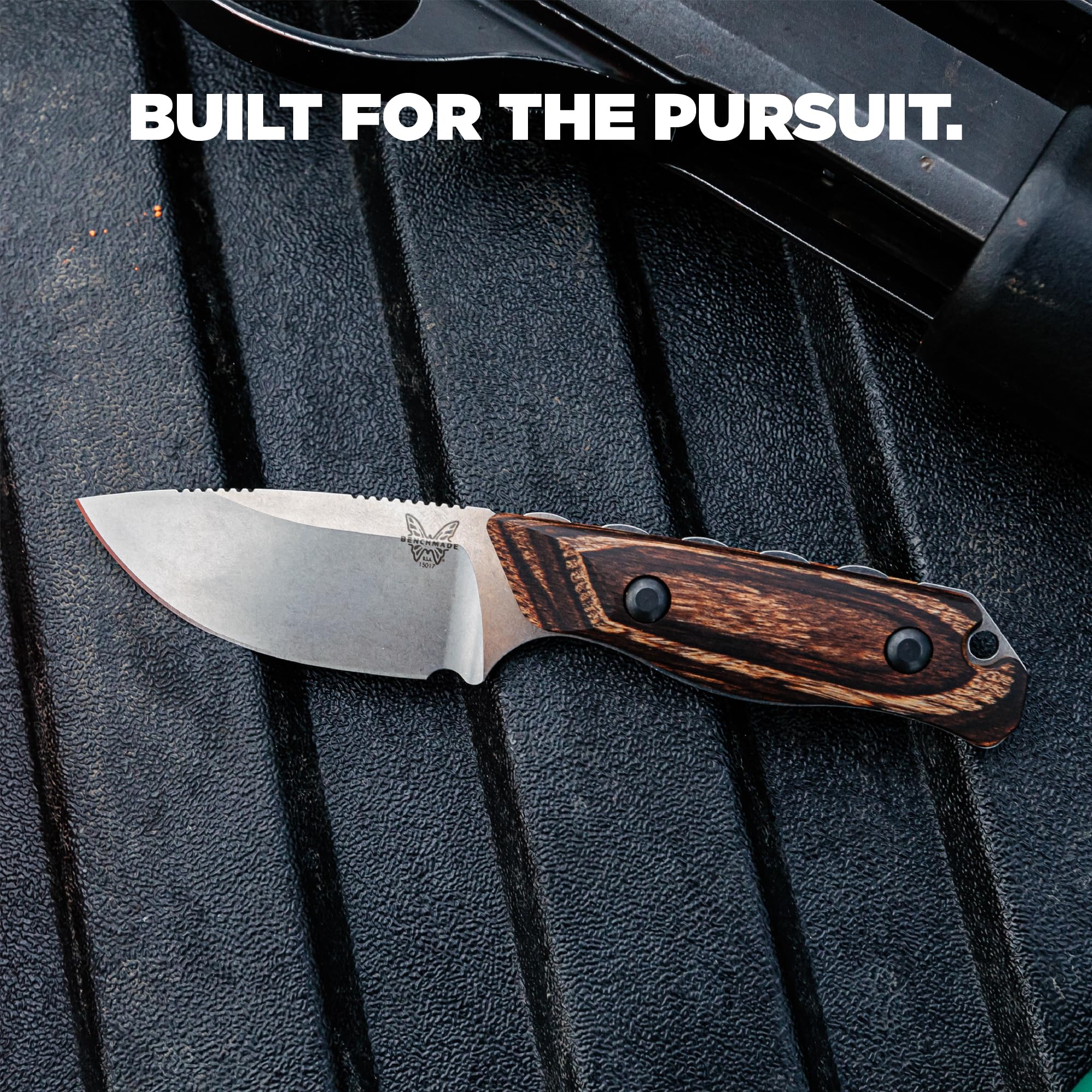 Benchmade - Hidden Canyon Hunter 15017 Fixed Blade Hunting Knife with Wooden Handle (15017) - Image 7