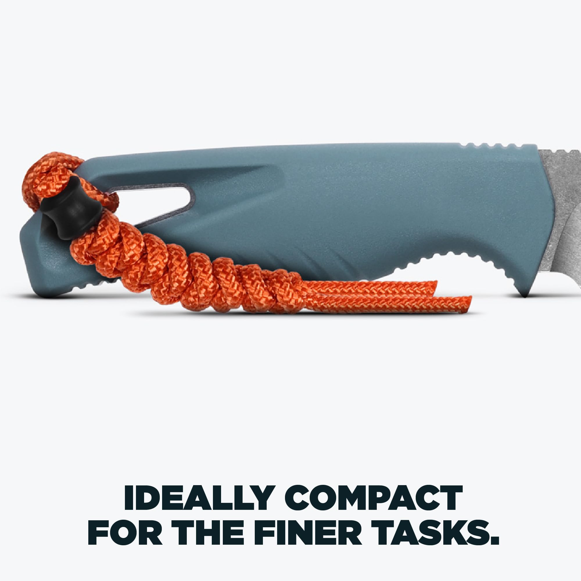 Benchmade - Intersect Outdoor Knife, Drop-Point Plain Edge, Depth Blue Santoprene Handle (18050) - Image 4