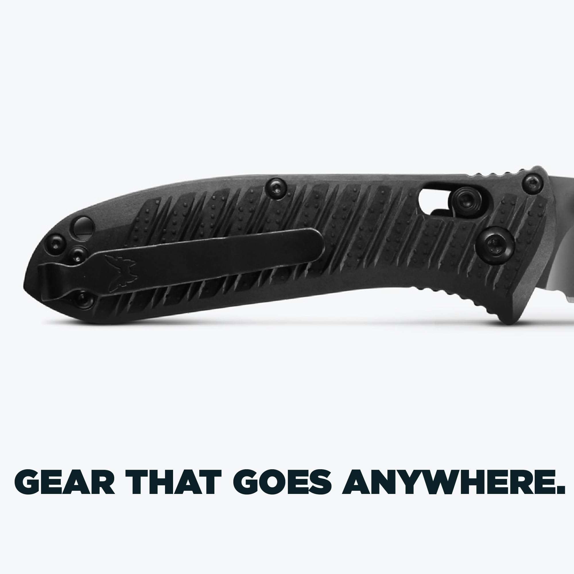 Benchmade - Mini Presidio II Tactical, Every Day Knife, Drop-Point Blade with Black CF Elite Handle (575-1) - Image 4
