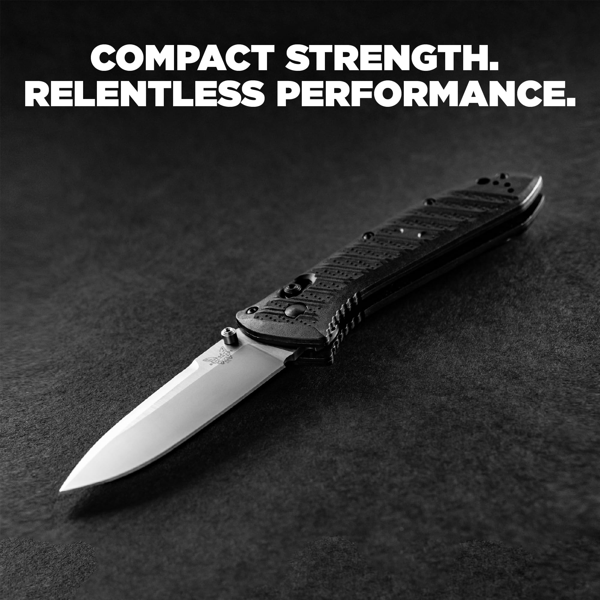 Benchmade - Mini Presidio II Tactical, Every Day Knife, Drop-Point Blade with Black CF Elite Handle (575-1) - Image 6
