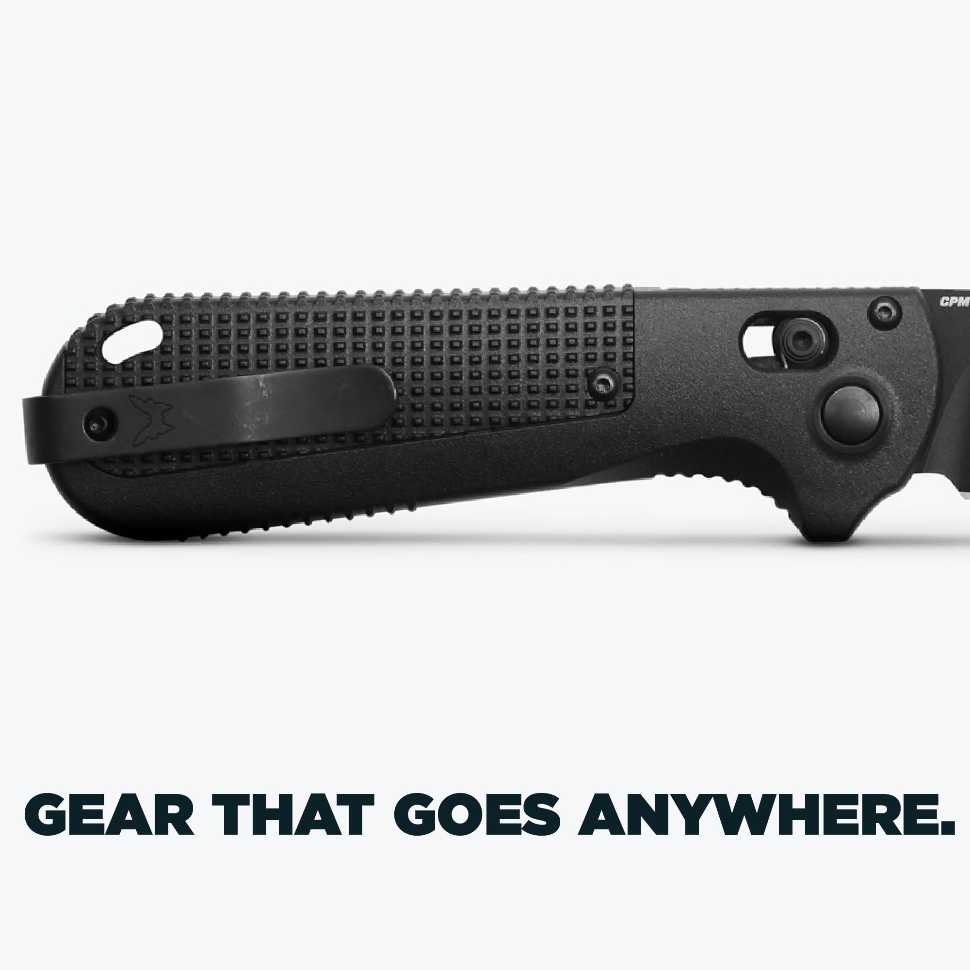 Benchmade - Redoubt Tactical, Every Day Knife, Plain Edge, Drop-Point Blade with Black Grivory Handle (430BK-02) - Image 5