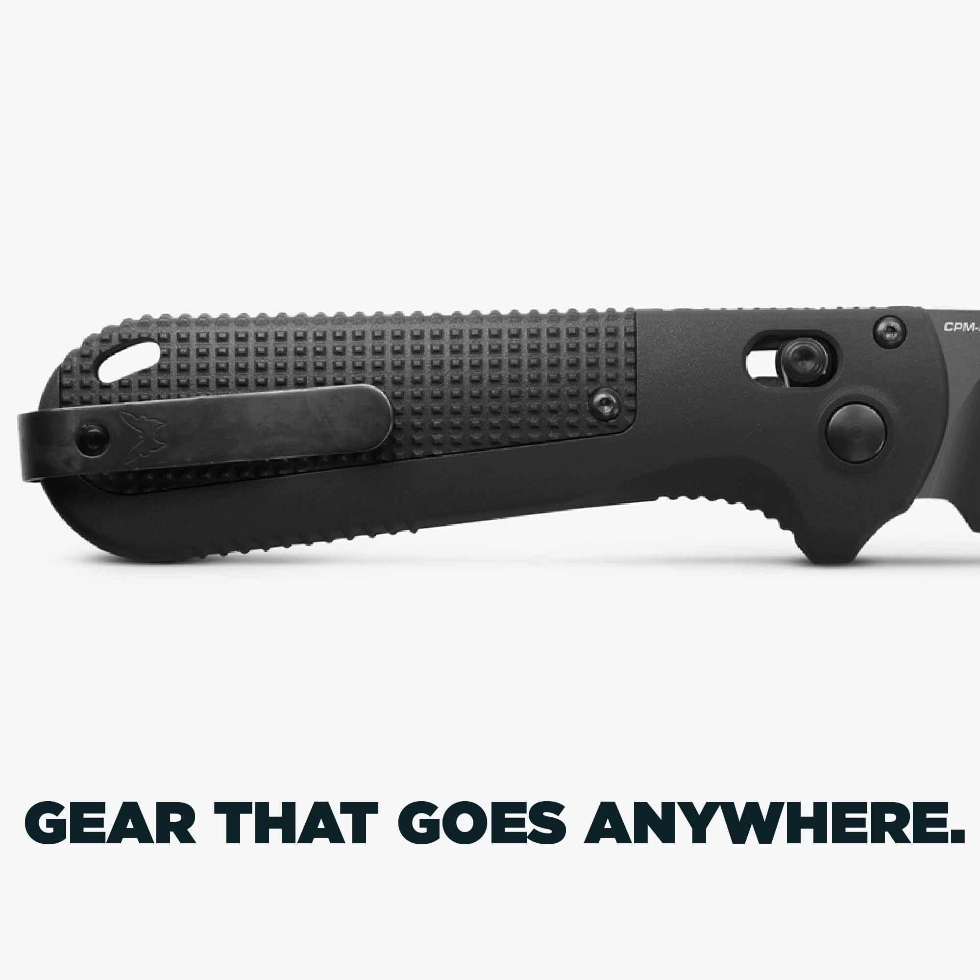 Benchmade - Redoubt Tactical, Every Day Knife, Serrated Edge, Drop-Point Blade with Black Grivory Handle (430SBK-02) - Image 4