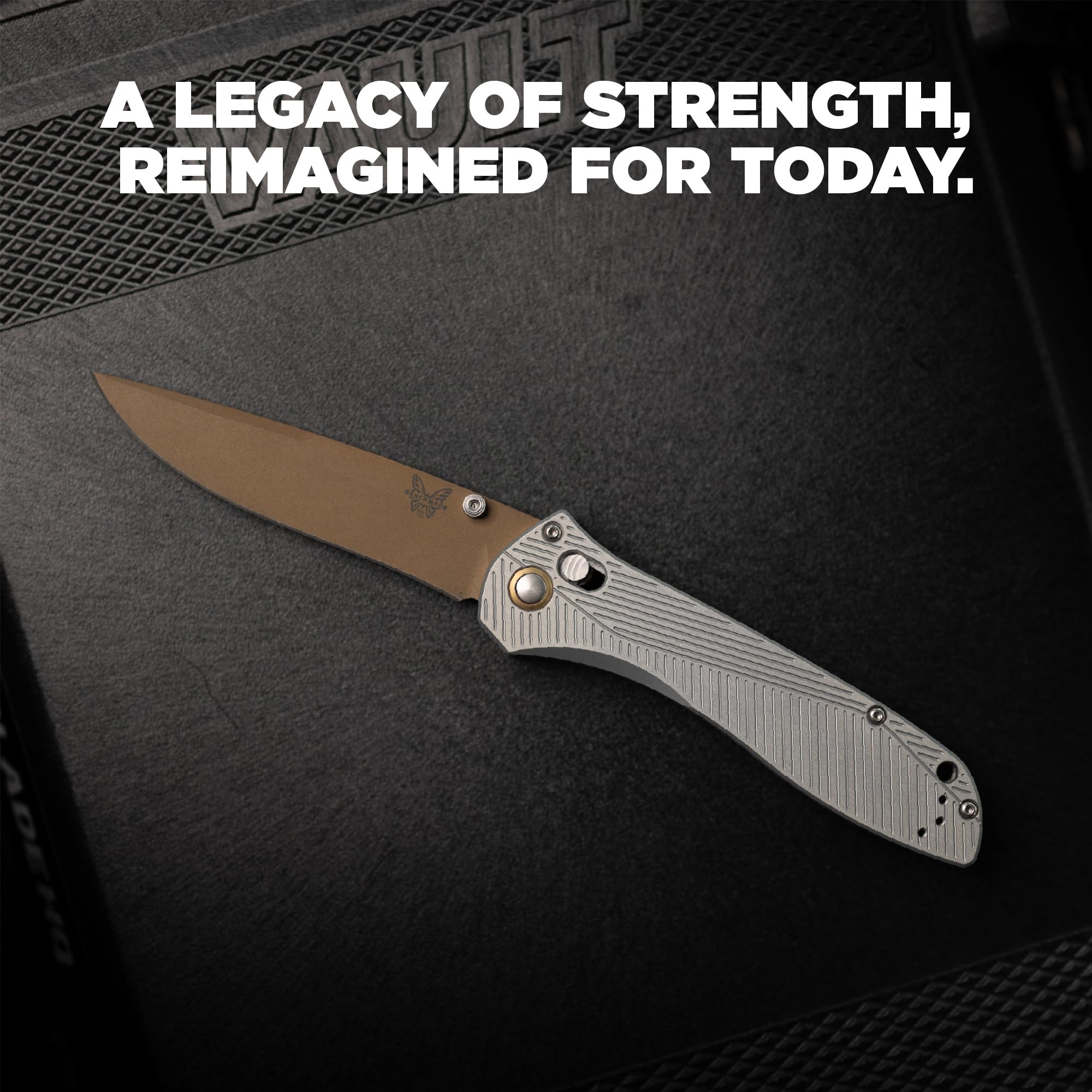 Benchmade - Seven Ten EDC Knife with Gray Aluminum Handles (710FE-24) - Image 6